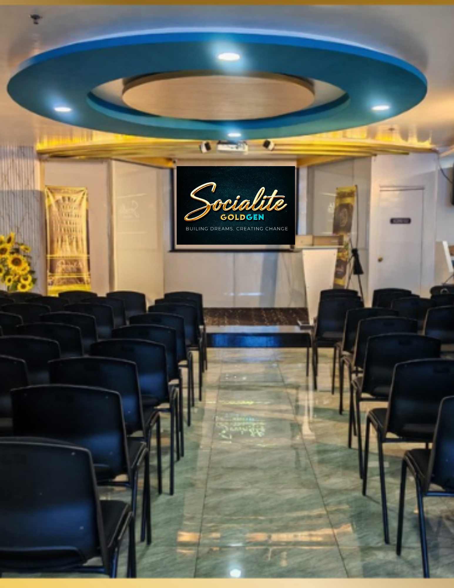 Socialite Gold Gen Training Room